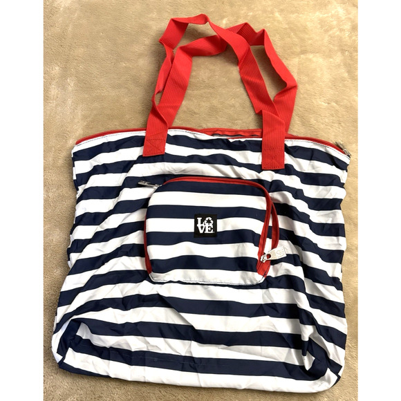 Love Tuttle Beachy Bag Stash Straps Blue/White - Picture 1 of 8